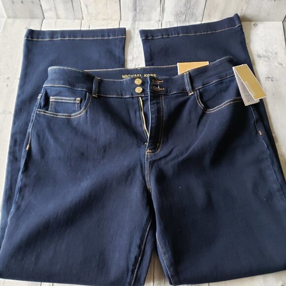 NWT - Michael Kors Women's Selma Bootcut Jeans - Size 14 - Picture 4 of 6